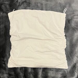 Abercrombie & Fitch Strapless Cream Top